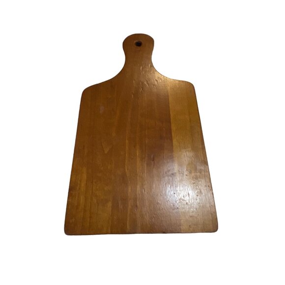 Retro Hand-Painted Wooden Cheese Board With Mouse & Berry Design - Picture 5 of 7